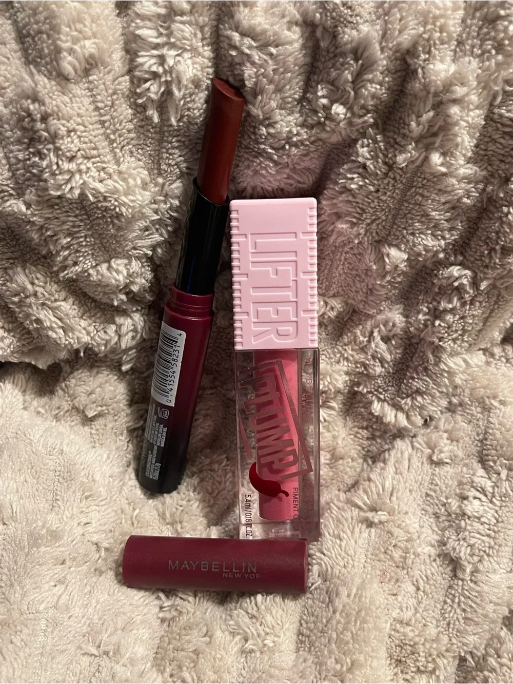Maybelline Lifter Lip Plump Gloss and Maybelline Sensational Lipstick
